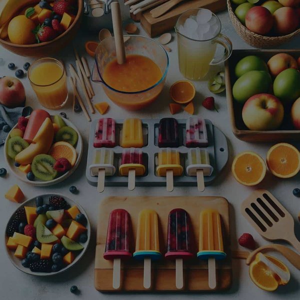 Comment préparer des glaces à l'eau maison avec des fruits de saison ?